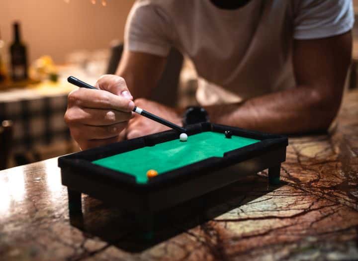 Mini-Billiard-Spiel