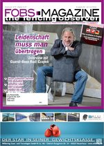 Titelbild des FOBS Magazins mit GUARDI Geschäftsführer Rudolf Czapek